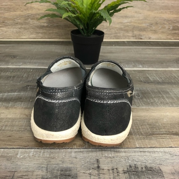 Josef Seibel Caspian Metallic Gray Slide Flats Size 38 - Picture 7 of 9